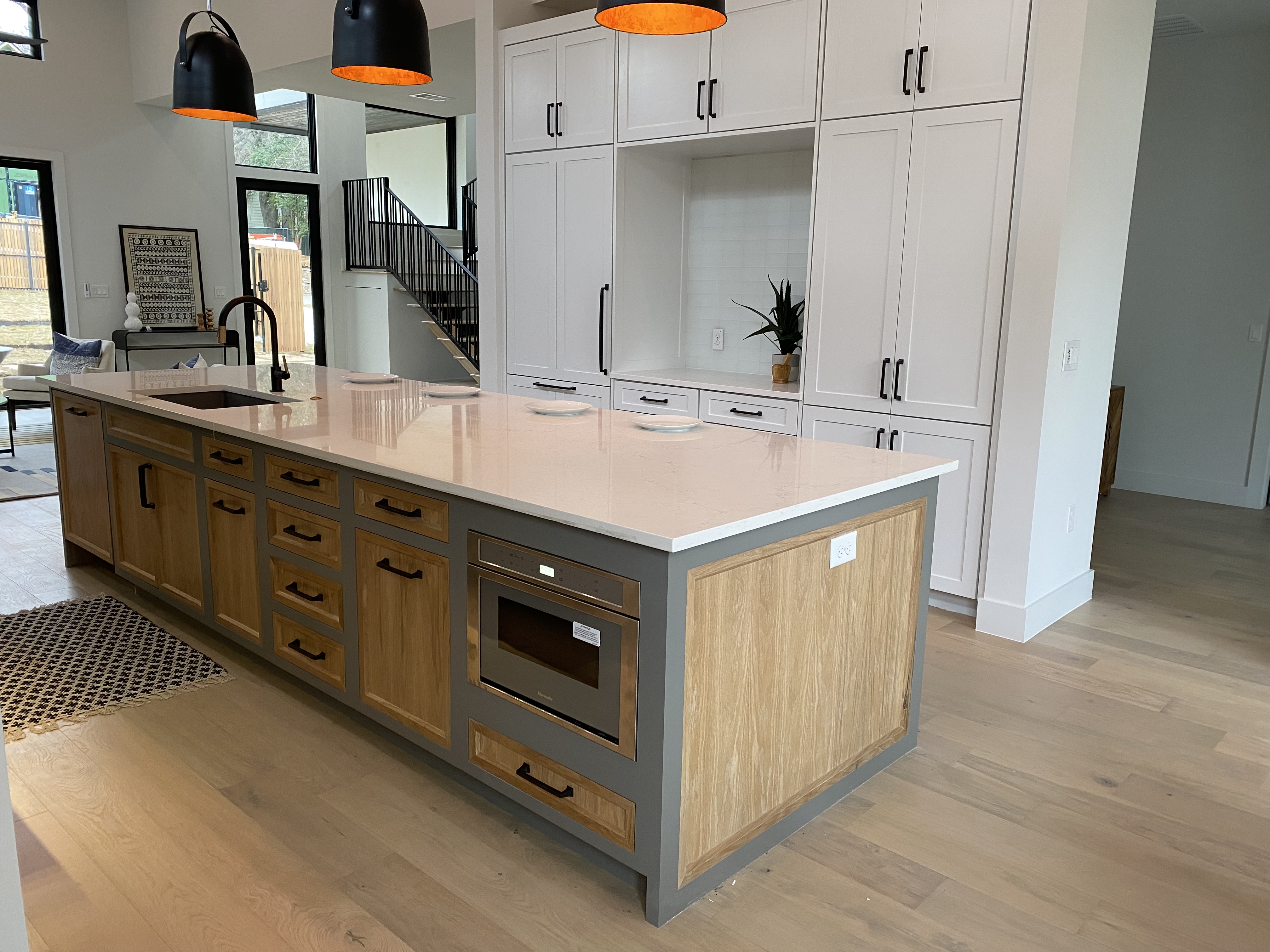 Kitchen cabinetry install by Koala Construction